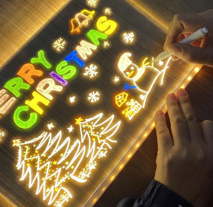 Tablette à Dessin Lumineuse ( 7 Feutres offerts )